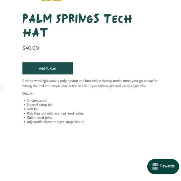 Woosah Palm Springs Tech Hat - Picture 4 of 6